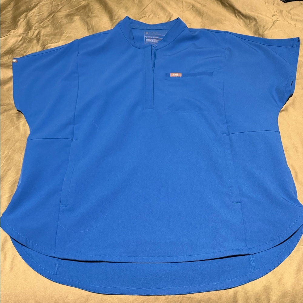 Figs royal blue Montex Scrub Top XL